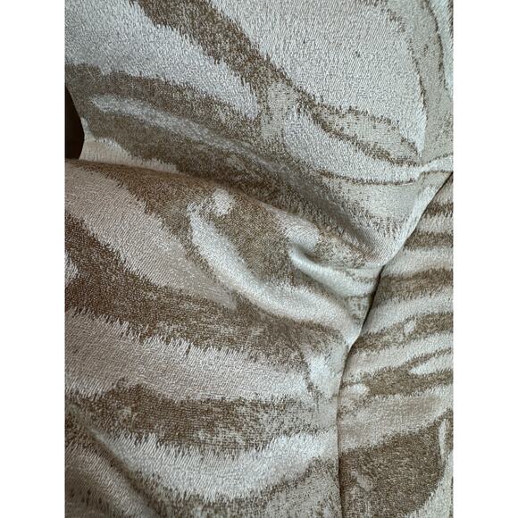 LAFAYETTE 148 NEW YORK beige ivory open front 3/4 sleeve short blazer jacket S - Picture 2 of 7